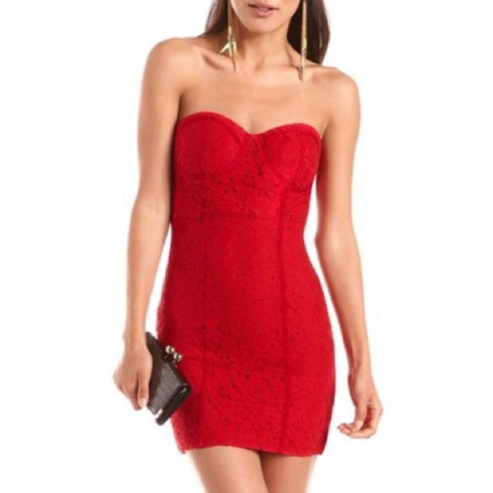 Corset strapless dress